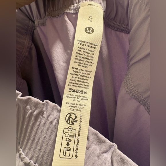 Lululemon Lavender Frost Stretch Woven Ruffle-Waist Midi Skirt Size XL NWT - Picture 6 of 13